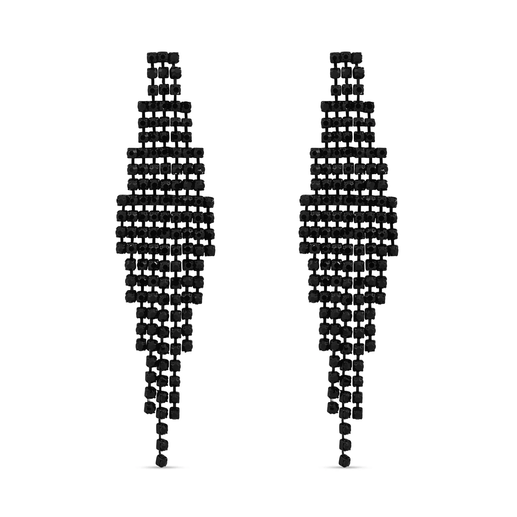 Accessorize London Women's Waterfall Statement Drop Earrings