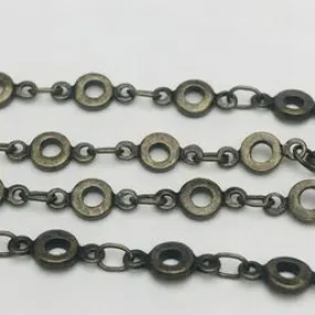 Antique Brass Bubble Chain
