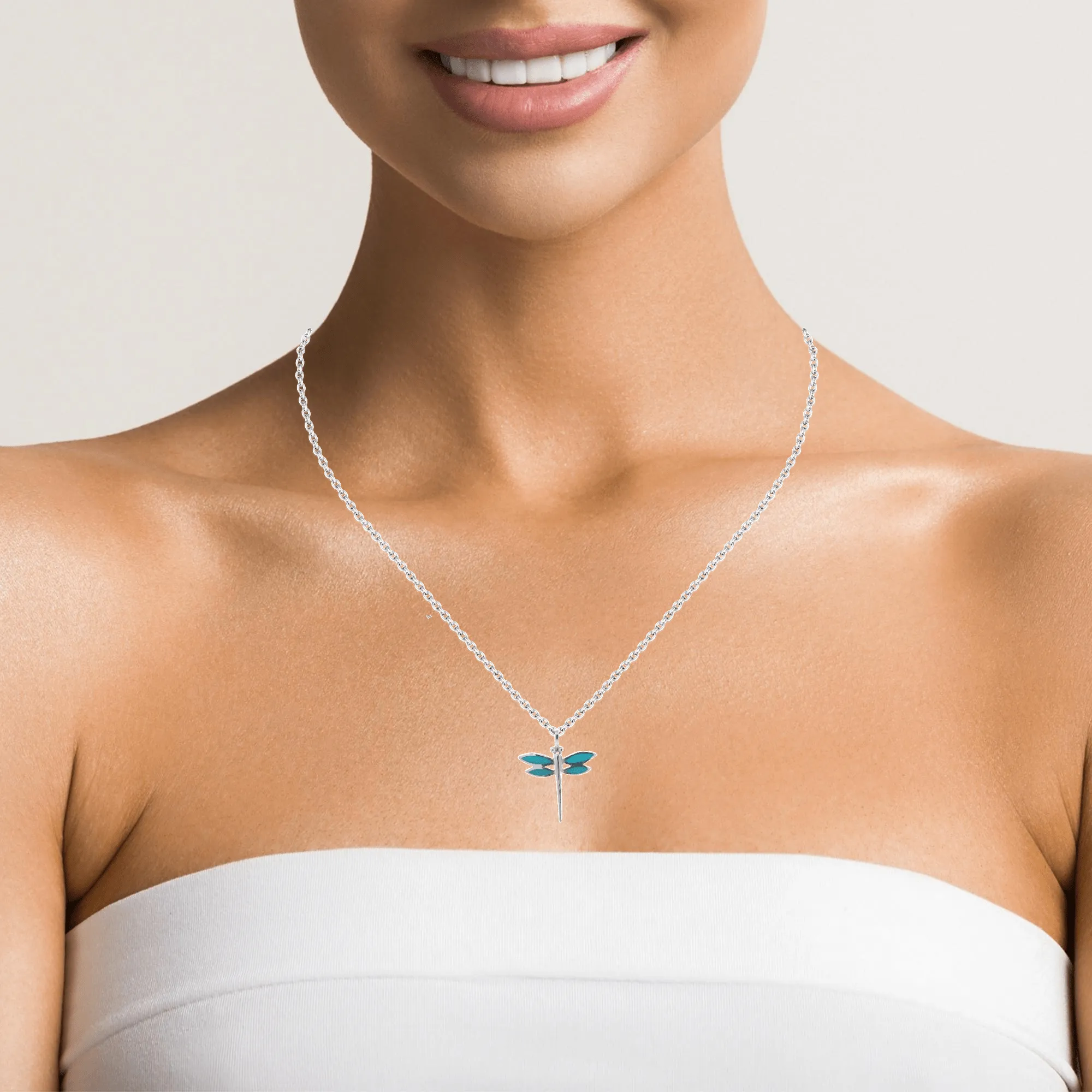 Baikalla Sterling Silver Lab-Made Opal Turtle Bezel Pendant Necklace
