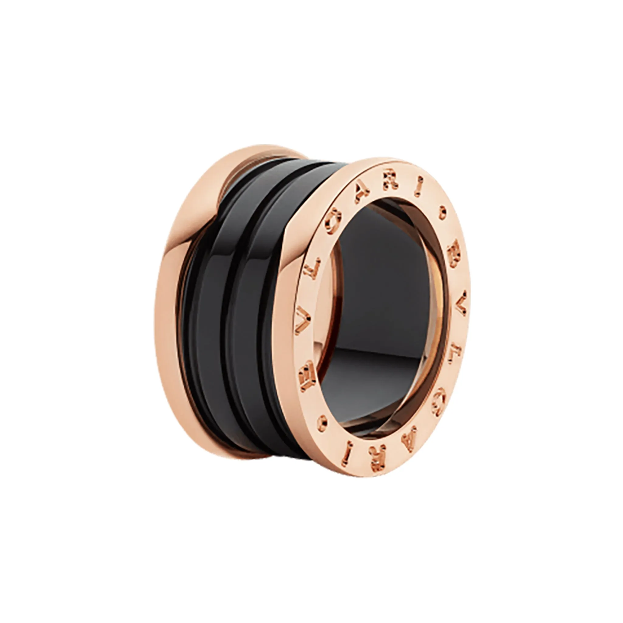 Bulgari B.Zero1 4-Band Ring in 18k Rose Gold