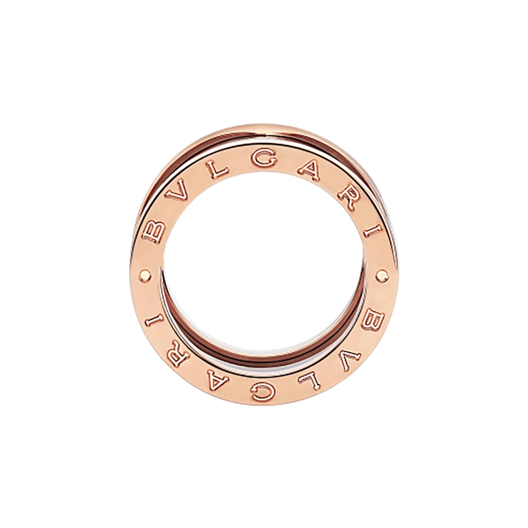 Bulgari B.Zero1 4-Band Ring in 18k Rose Gold