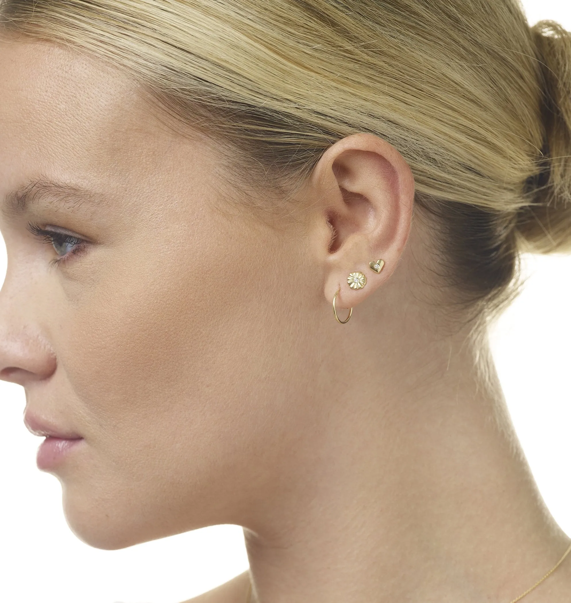 Dainty Hoop Earrings 12mm