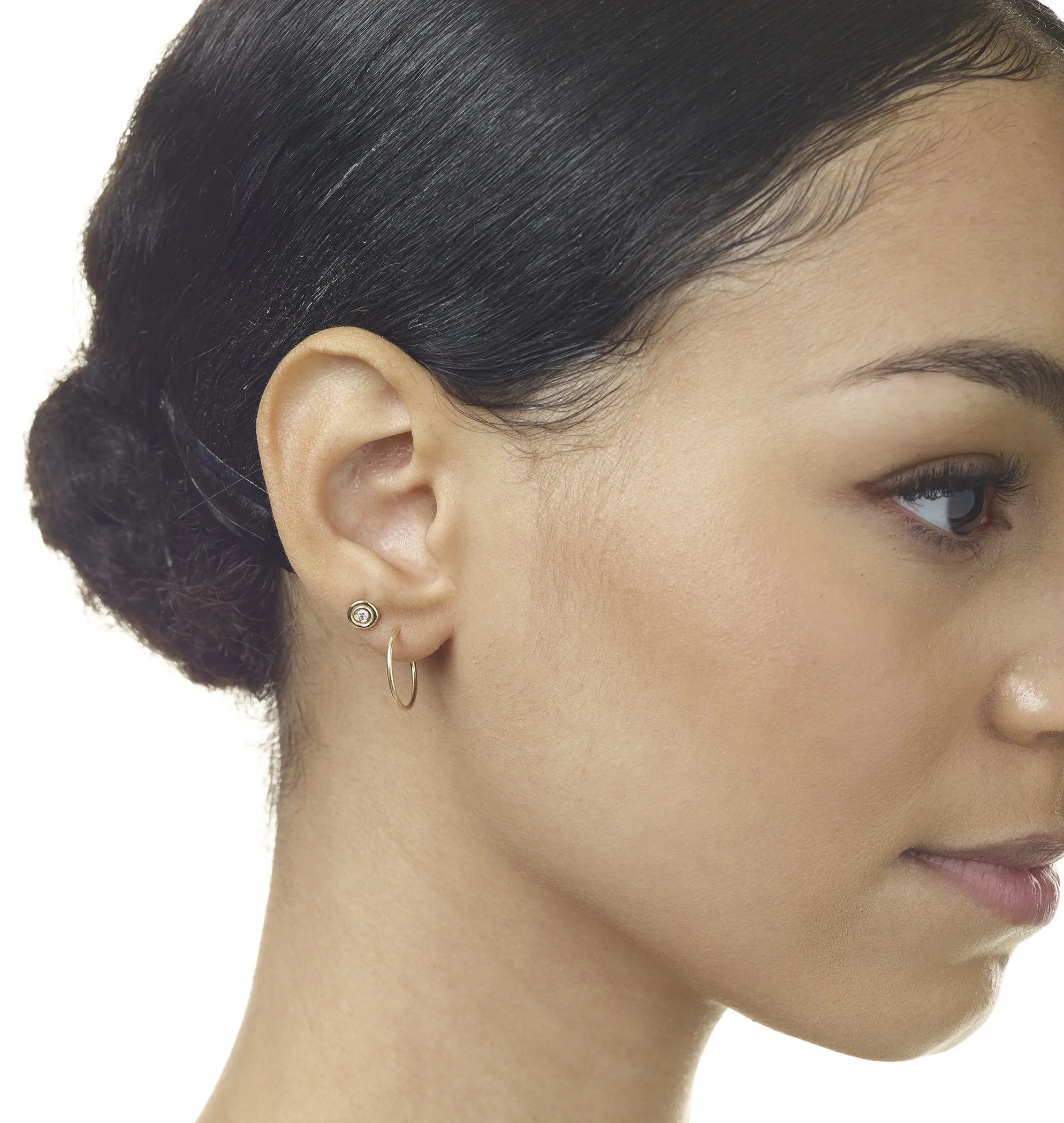 Dainty Hoop Earrings 12mm