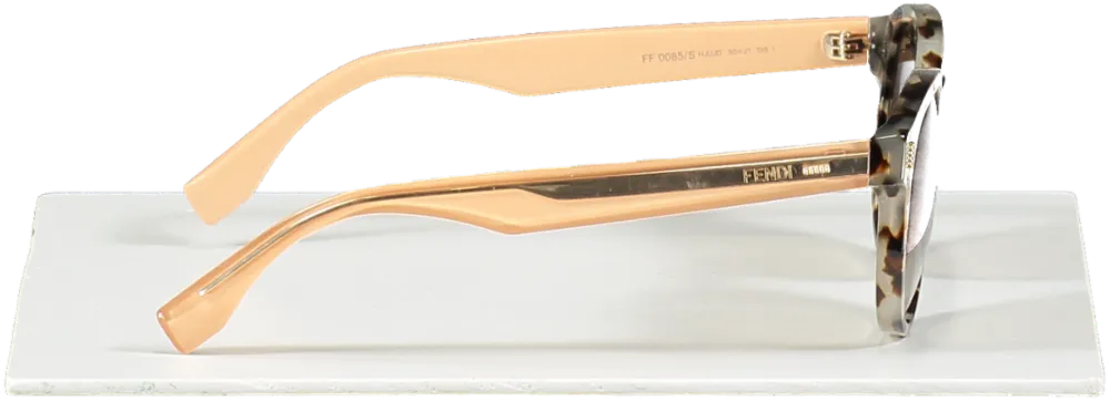 Fendi Brown Ff 0085 Gradient Sunglasses One Size