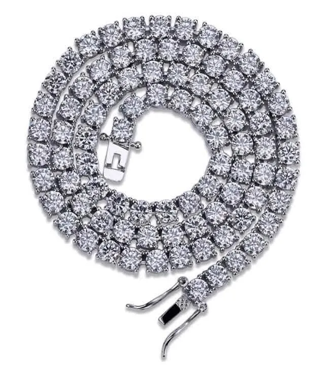 Glistening 4MM 925 Silver Tennis Choker | 928551