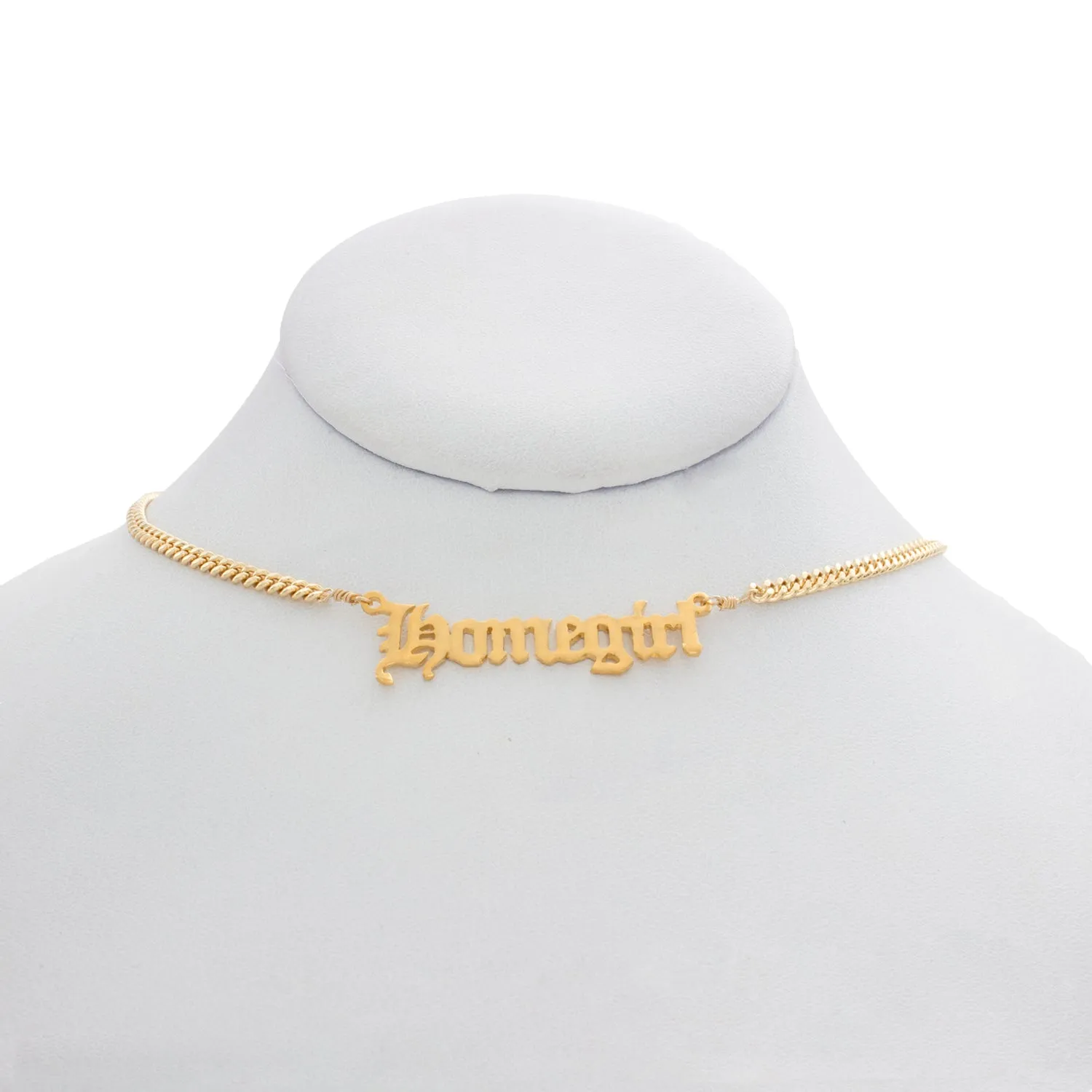 Homegirl Nameplate Necklace