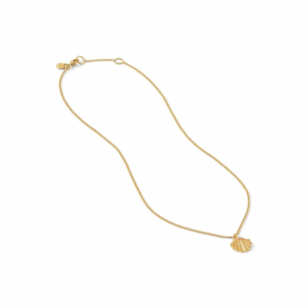 Julie Vos Sanibel Shell Delicate Necklace - Pearl