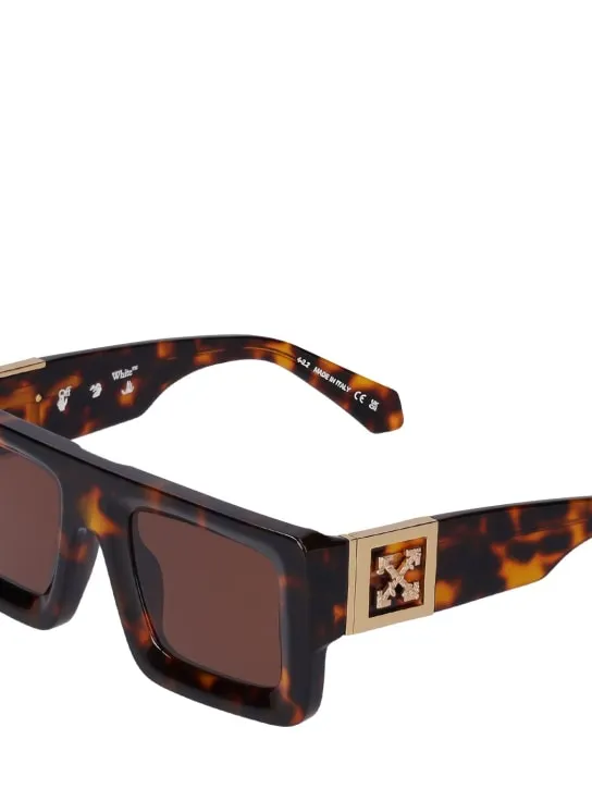 Off-White   Leonardo squared acetate sunglasses 
