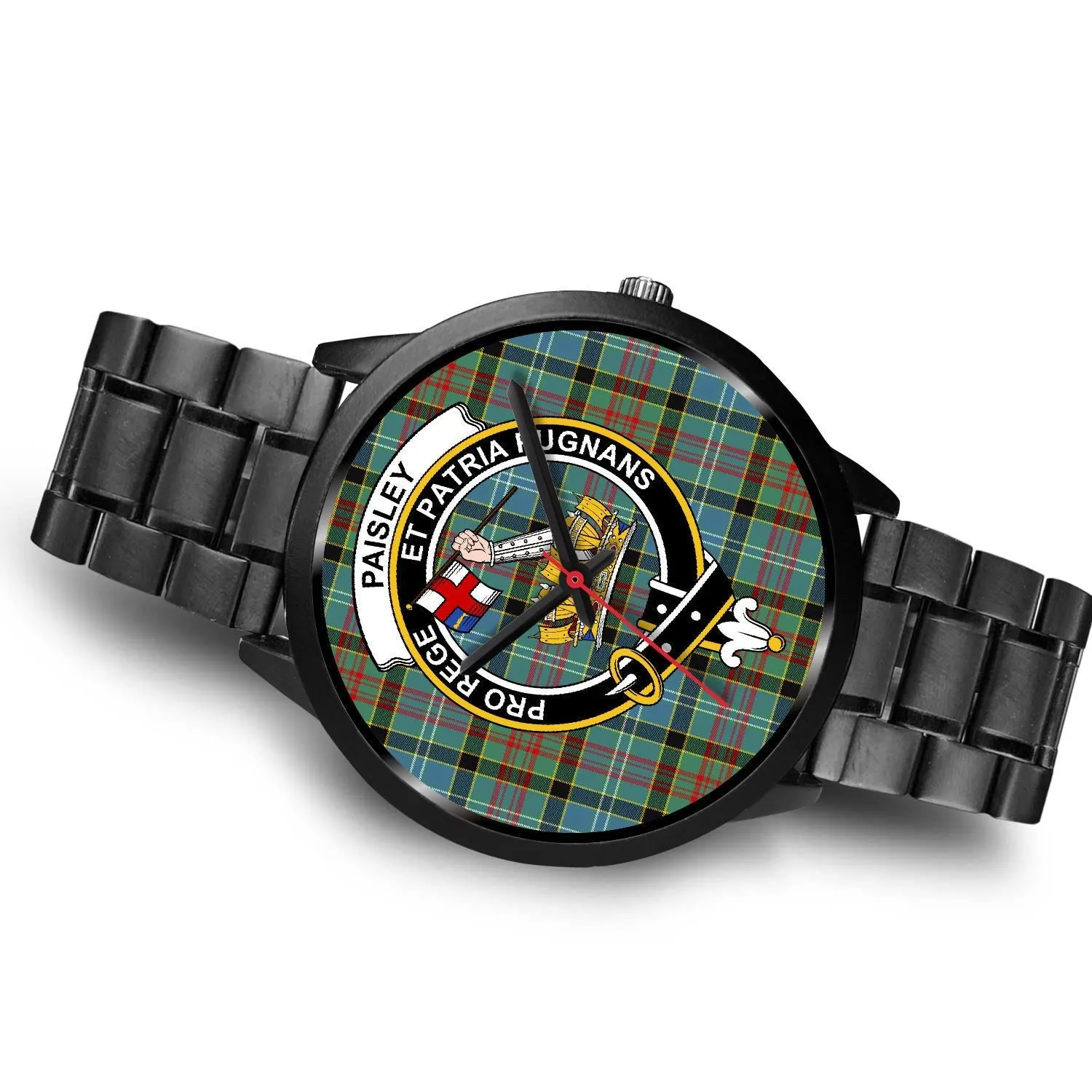 Paisley District Clan Badge Tartan Black Watch