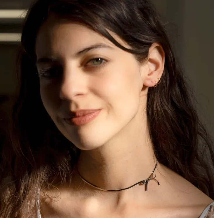 Peter and June - Bow Peep Choker Necklace | Silver