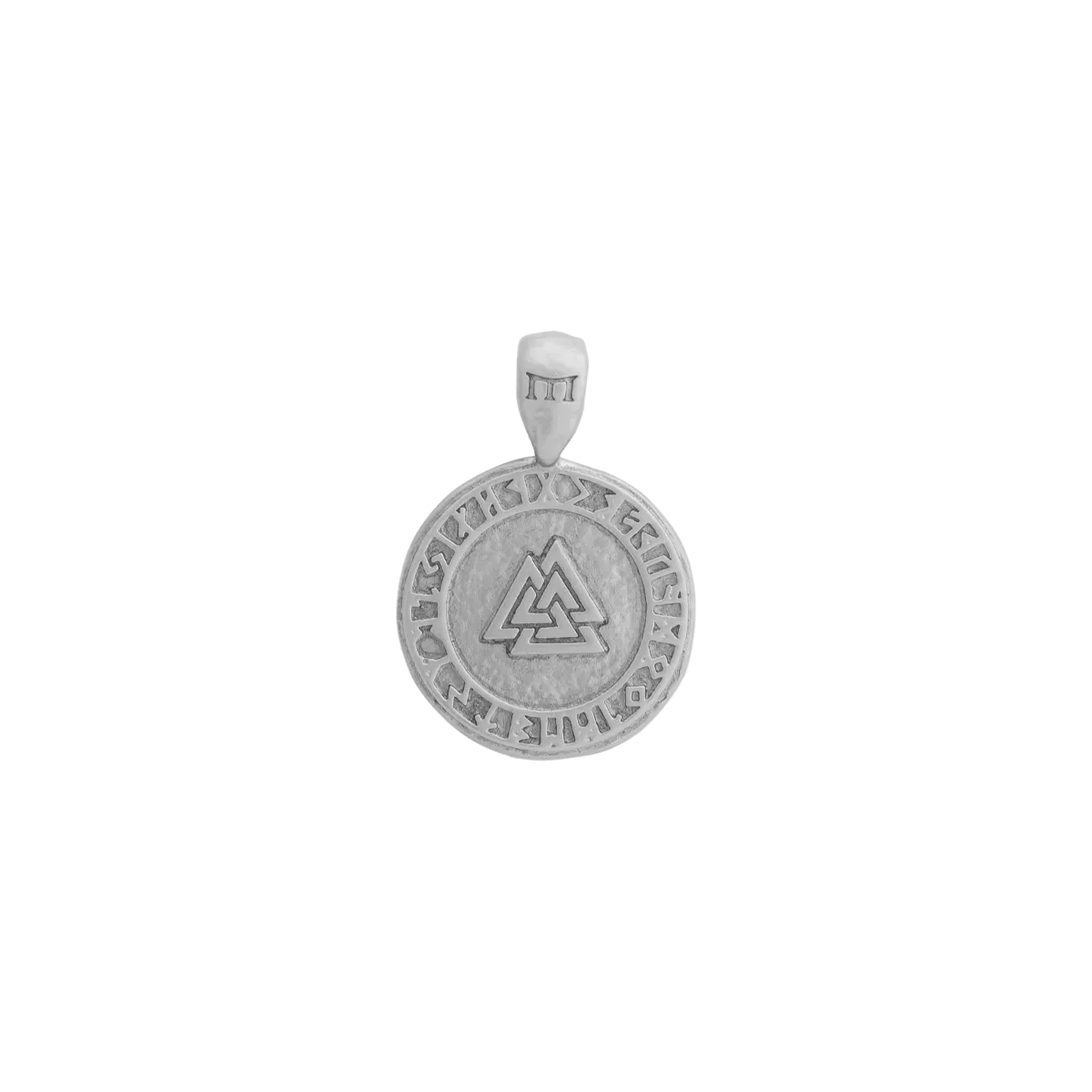 Raven Pendant - White Gold