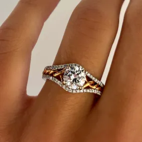 Roset 14K Gold "Edith" Engagement Ring