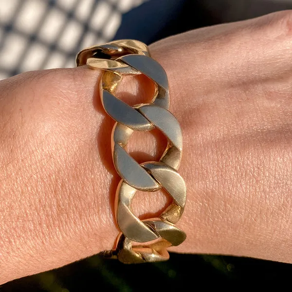 Vintage Curb Link Bracelet