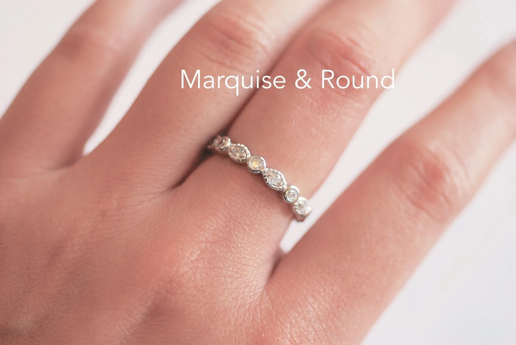 Wholesale Sterling Silver Stacking Ring, Bar Ring, Solitaire Ring, Cushion Cut Ring, CZ Bar Ring, Eternity Ring, Wedding Ring, Round, Square CZ Stone